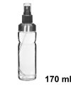 Pack 24 Aceiteras Cristal Milán c/ tapón Pulverizador 170 ml / Medidas 20x5x5cm