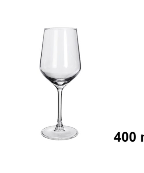 Pack 24 Copas Cristal Vino Excali- PRO 400ml / Medidas 8x8x23cm