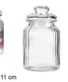Pack 12 Botes Cristal Tapa Hermética 1L / Medidas 19x11x11cm