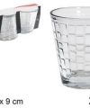 Pack 24 Vasos Cristal Agua Marsella 230ml / Medidas 8,2x8,2x9cm