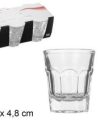 Pack 144 Vasos Chupito Cristal Casablanca 60 ml / Medidas 5.5x4.8x4.8cm