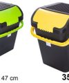 Pack 12 Cubos Basura Reciclaje & Apilable 35L / Medidas. 38x35x47cm