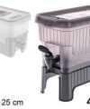 Pack 6 Dispensadores Lïquidos c/ Soporte PRO Capacidad 4 L/ Medidas 30x15x25cm
