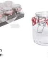 Pack 12 Botes Cristal Hermético-PRO  700 ml / Medidas 11.5x11.5x12cm