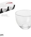 Pack 72 Tazas Cristal Café con asa 85ml / Medidas 5x6x8cm