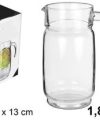 Pack 12 Jarras Cristal Apilables 1,80 L / Medidas 23.5x17x13cm
