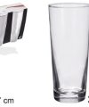 Pack 36 Vasos Cristal Cónico 380ml / Medidas 16x7x7cm