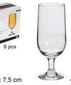 Pack 24 Copas Cristal Cerveza Ariana 400ml / Medidas 19x7.5x7.5cm