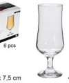 Pack 24 Copas Cristal Beer & Cerveza Alexandro 400 ml / Medidas 19x7,5x7,5cm