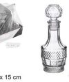 Pack 48  Botellas Cristal LICOR Júcar 110 ml / Medidas 6,5x6,5x15cm