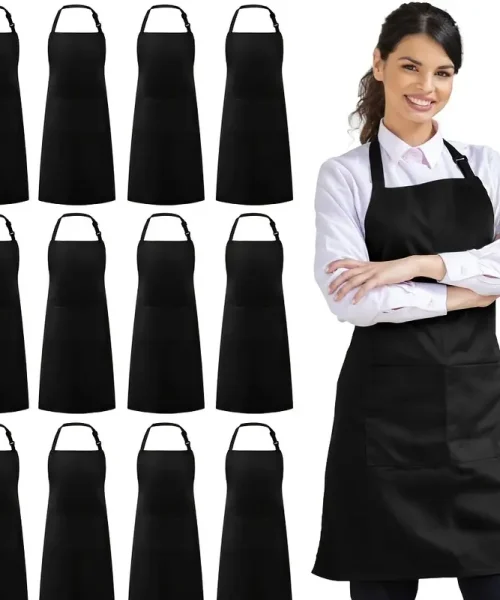 Pack 12 Delantales LARGO 2 Bolsillos - CAMARERXS - PRO Cocina -100% Poliester - Imagen 2