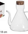 Pack 6 Aceiteras Borosilicato 1L / Medidas  19x14x18cm