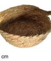 Pack 36  Cestas Seagrass Redonda Natural con Asas / Medidas 19x19x7 cm