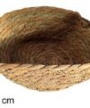 Pack 36 Cestas Seagrass Cuadrada Natural con Asas / Medidas  17x17x7 cm