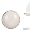 Pack 12 Platos Porcelana Hondo Colección Albus Brillo 21cm