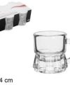 Pack 144 Jarritas Cristal Chupito 28ml / Medidas  5.5x5x4cm