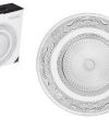 Pack 36 Platos Cristal Phoenix 23 cm / Medidas  23x23x2cm