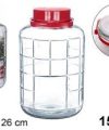 Pack 4 Botes Rosca Cristal PRO / Asa Roja 15 L / Medidas  26x26x41cm