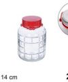 Pack 16 Botes Rosca Cristal PRO  / Asa Roja 2 L / Medidas 21x14x14 cm