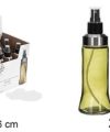 Pack 48 Aceiteras Cristal Verde PRO / Tapón Pulverizador 200 ml / Medidas 19x6x6cm