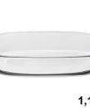 Pack 12 Fuentes PRO/ Cristal Rectangular 1,1 Litros / Medidas 21x19x5cm
