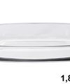 Pack 6 Fuentes PRO/ Cristal Rectangular 1,8 Litros / Medidas 24x22x5cm