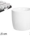 Pack 24 Tazas Mug Cerámica Blanca 350 ml / Medidas 12x9x8,5cm