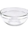 Pack 12 Bowls Cristal/ PRO 20 cm / Medidas 20x20x9cm