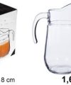 Pack 12 Jarras Cristal  PRO / Sydney 1,6 Litros / Medidas 23,5x16x13cm