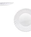Pack 24 Platos Opal Postre Clariano 20 cm / Medidas 20x20x2cm