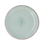 Pack 6 Platos Llanos  Gres  Mod / Aqua Vita Blue 27cm
