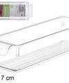 Pack12 Bandejas Organizadoras PRO/ Plástic Transp Rect- Maxi / Medidas 10x32x7cm