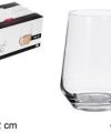 Pack 24 Vasos Cristal PRO & King 400 ml / Medidas  8x8x12cm