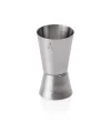 Pack 6 Medidores Acero Inox PRO & Coctelería, Ø 4 cm, altura 9,5 cm, 2/4 cl