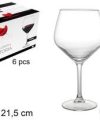 Pack 24 Copas Cristal Victoria 670 ml / Medidas 11x11x21,5cm