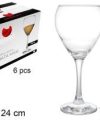 Pack 24 Copas Cristal Combinados PRO 720 ml / Medidas 11x11x24cm