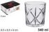 Pack 48 Vasos Cristal  Refresco Mod - Curitiba 340 ml