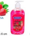 Pack 12  Botes de Jabón Líquido de Manos Fresa 500 ml